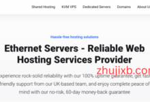 美国VPS推荐：EthernetServers洛杉矶/新泽西机房，高性价比VPS主机，赠送20Gbps免费DDoS防护-Zhu Ji XB