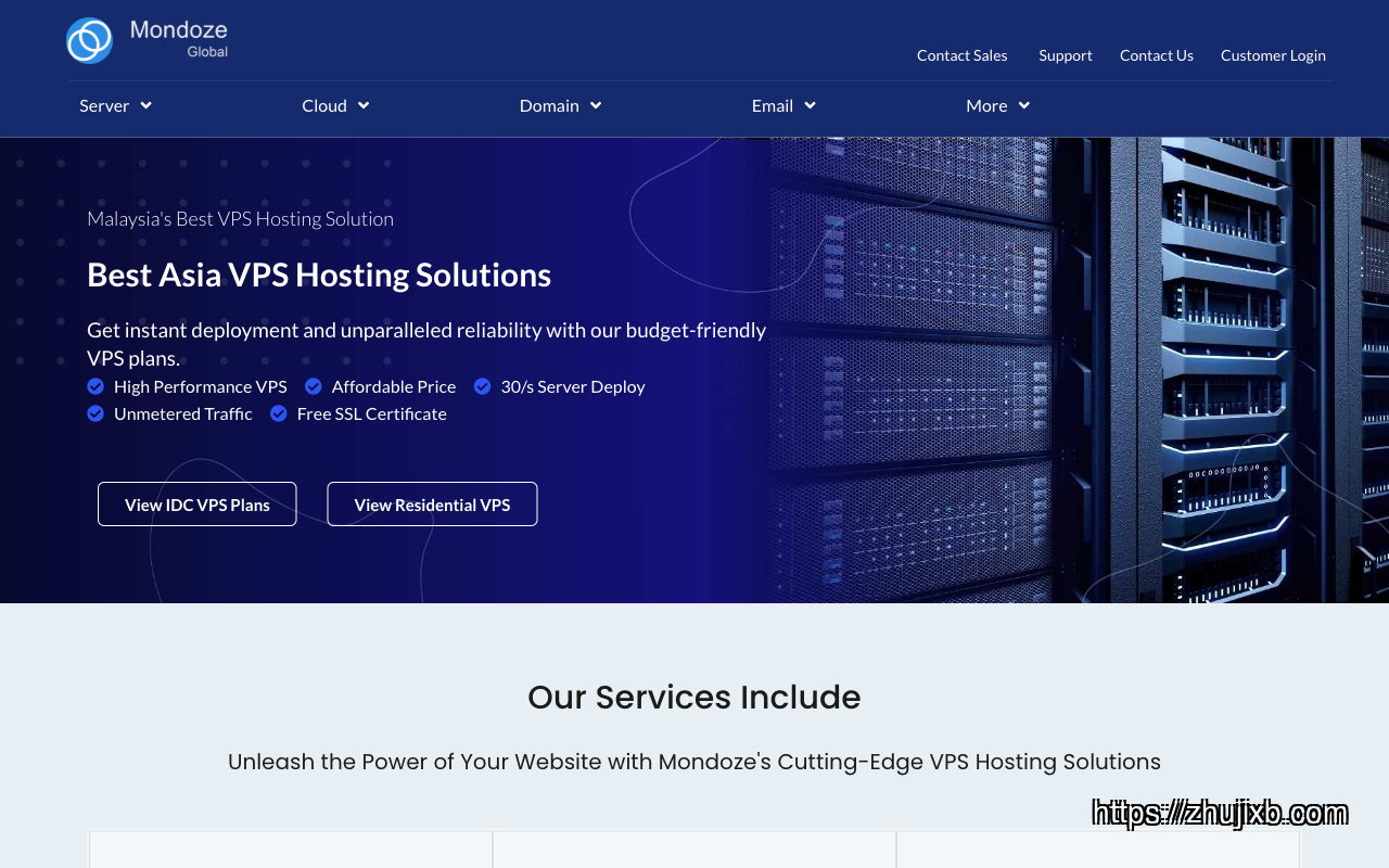 Mondoze homepage